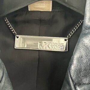 Vintage Michael Kors Double Breasted Leather Jacket